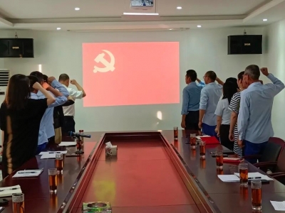 不忘初心，砥礪前行——?jiǎng)?chuàng)輝電氣黨支部開展“對(duì)黨說句心里話”主題黨日活動(dòng)