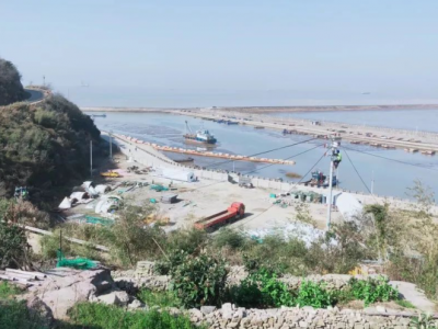浙江金七門核電廠混凝土攪拌站及砂石廠臨時(shí)供電工程一階段順利送電！